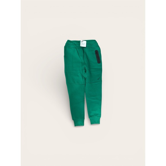 Nike Kids Tech Fleece Full Zip Hoodie and Joggers Tracksuit Set Green New (1Y) - Picture 4 of 8
